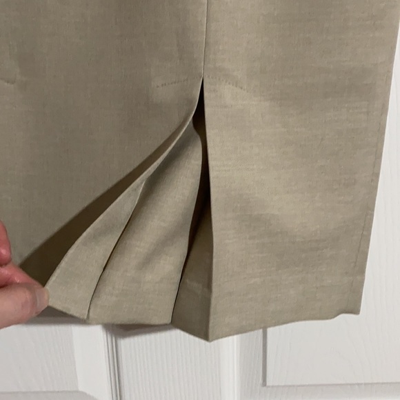 Black Label Evan Picone Pleated Pencil Skirt Sz 6 - Picture 3 of 9